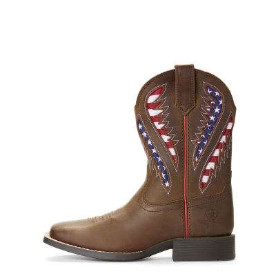 Ariat Quickdraw VentTEK - Western Laarzen Bruin Kinderen - 39178-356